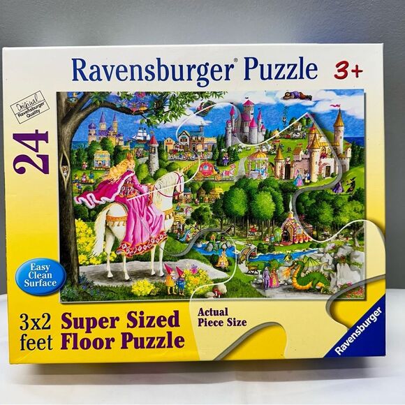 Ravensburger super sized floor puzzle Once Upon A Time fairytale 3 x 2 ft 24 pcs - Picture 1 of 3